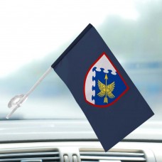 Автомобільний прапорець 435 окремий дивізіон безпілотних систем ПК Захід синій